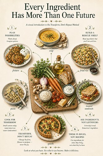 Every ingredient has more than one future